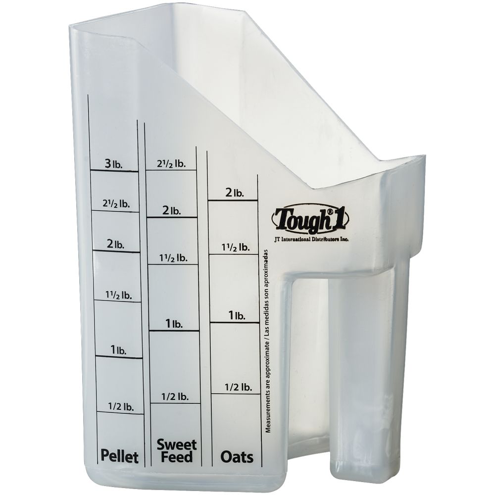 Tough 1 Feed Scoop with Measurments