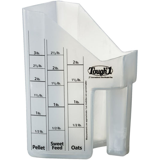Tough 1 Feed Scoop with Measurments