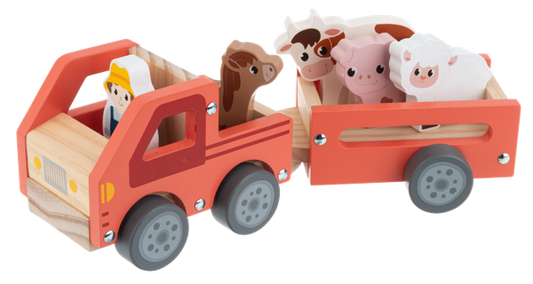 Ganz Wooden Tractor Playset