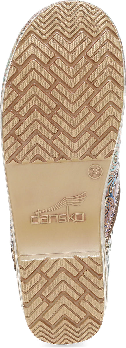 Dansko Professional Clog Multicolored Tooled