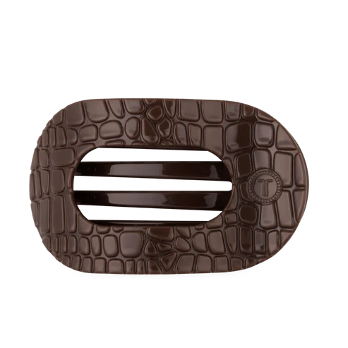 Teleties Flat Round Clip Large