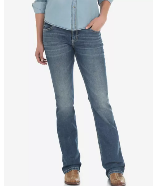 Wrangler Retro Mae Mid Rise Jean Deadwood Wash