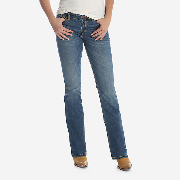 Wrangler Retro Mae Mid Rise Jean KM Wash