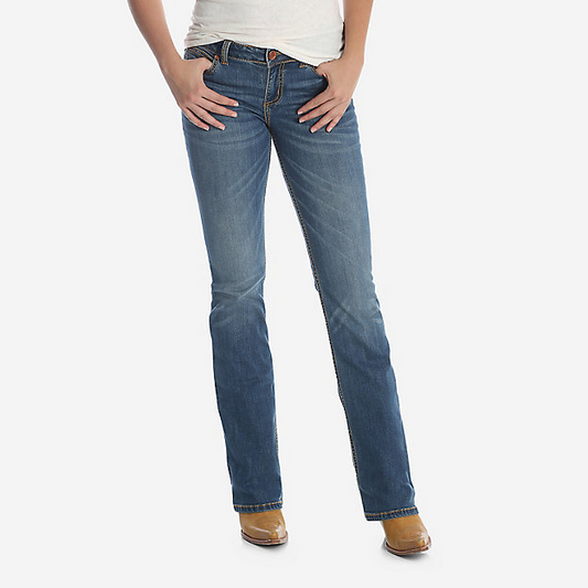 Wrangler Retro Mae Mid Rise Jean KM Wash