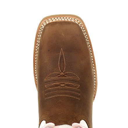 Durango Rebel Pro White/Brown Ventilated Boot