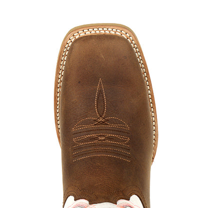 Durango Rebel Pro White/Brown Ventilated Boot