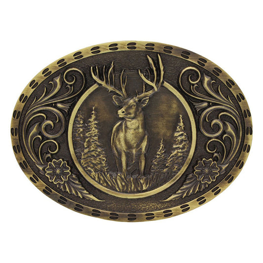 Attitude Antique Brass Buck Buckle