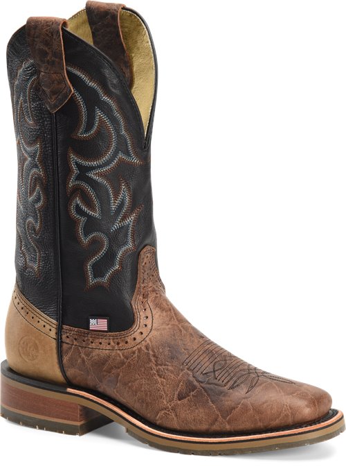 Double H Grissom Black/Summertan Brown