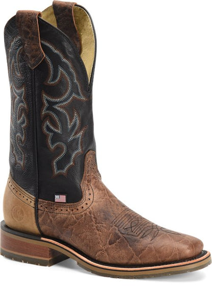Double H Grissom Black/Summertan Brown