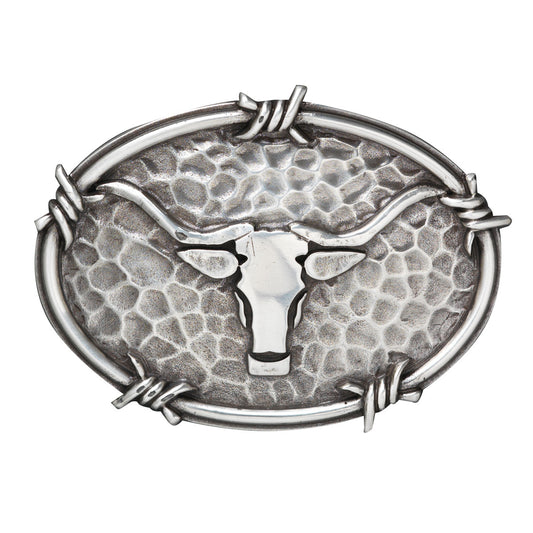Ariat Barbed Wire/Steer Belt Buckle