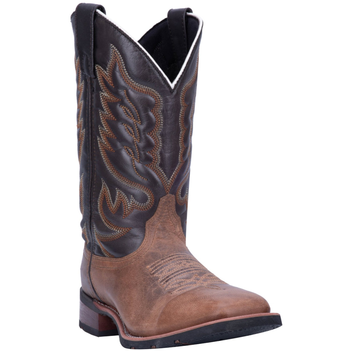 Laredo Montana Sand/Chocolate Square Toe