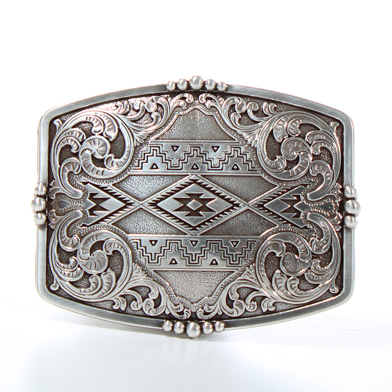 Nocona Aztec/Floral Buckle