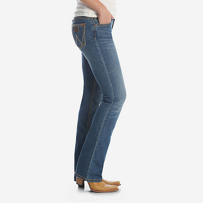 Wrangler Retro Mae Mid Rise Jean KM Wash
