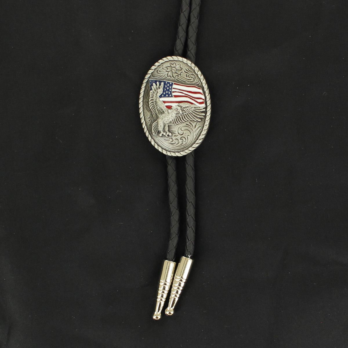 Eagle/USA Flag Bolo Tie