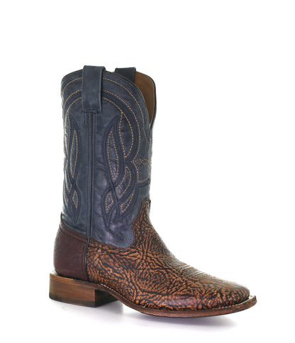 Corral Bull Shoulder/Blue Shaft Square Toe