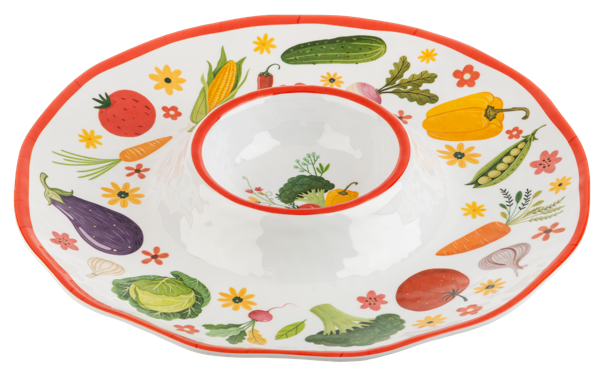 Ganz Vegetable Chip and Dip Tray