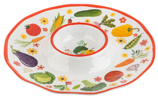 Ganz Vegetable Chip and Dip Tray