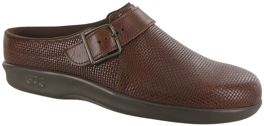 SAS Clog Woven Brown