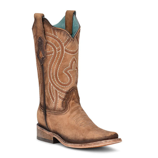 Corral Shedron Embroidery Square Toe