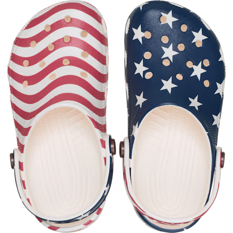 Crocs Kids Classic American Flag Clog