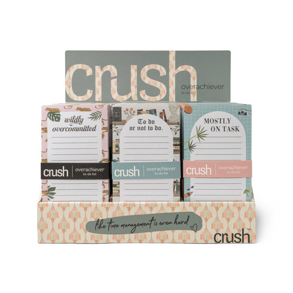 Crush Overachiever To-Do List