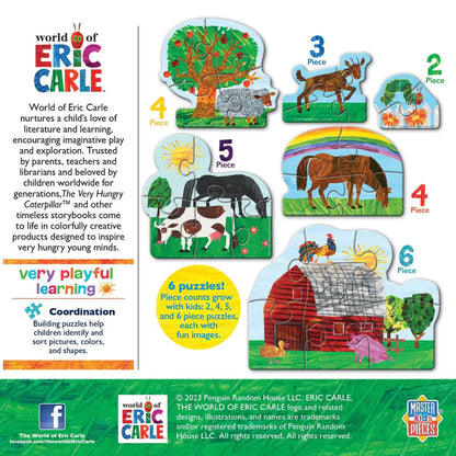 Leanin Tree Eric Carle 6 Shaped Puzzles