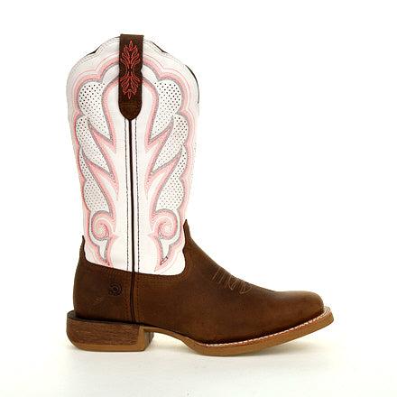 Durango Rebel Pro White/Brown Ventilated Boot