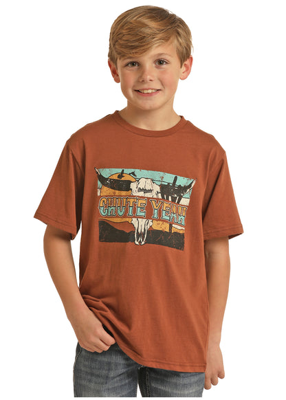 Rock and Roll Skull/Desert Tee Black