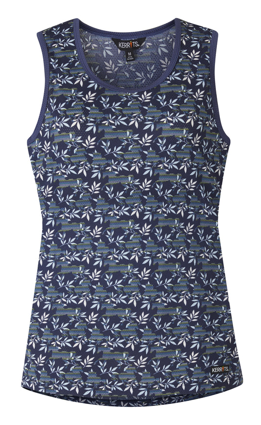 Kerrits Cool Ride Ice Fil Tank Indigo Striped Horse