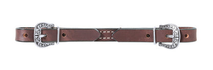 Weaver Basing Cowboy Brown Flat Curb Strap