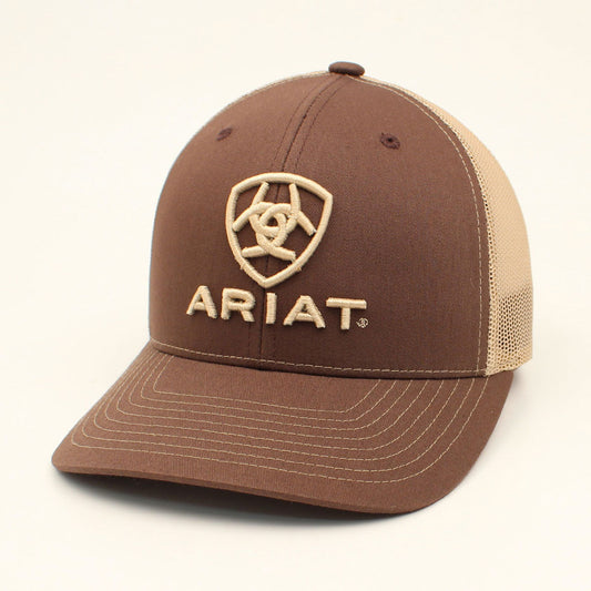 Ariat Brown/Tan Logo Hat