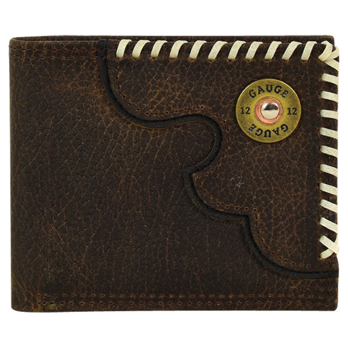 Justin 12 Gauge Concho Bifold Wallet