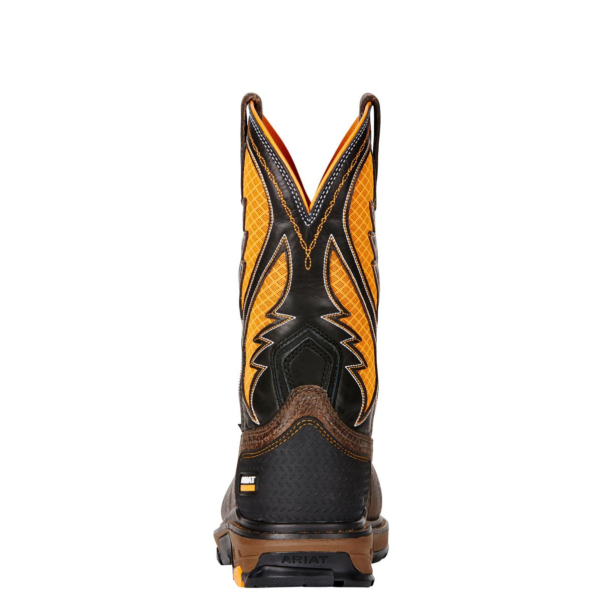 Ariat Intrepid Venttek Cocoa Brown/Work Orange Composite Toe EH