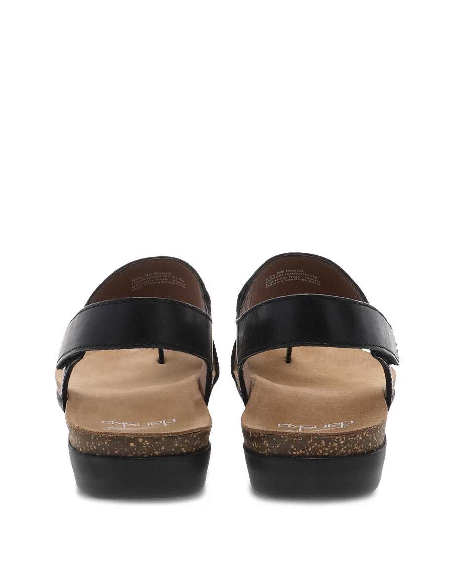 Dansko Reece Black Waxy Burnished