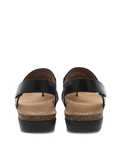 Dansko Reece Black Waxy Burnished