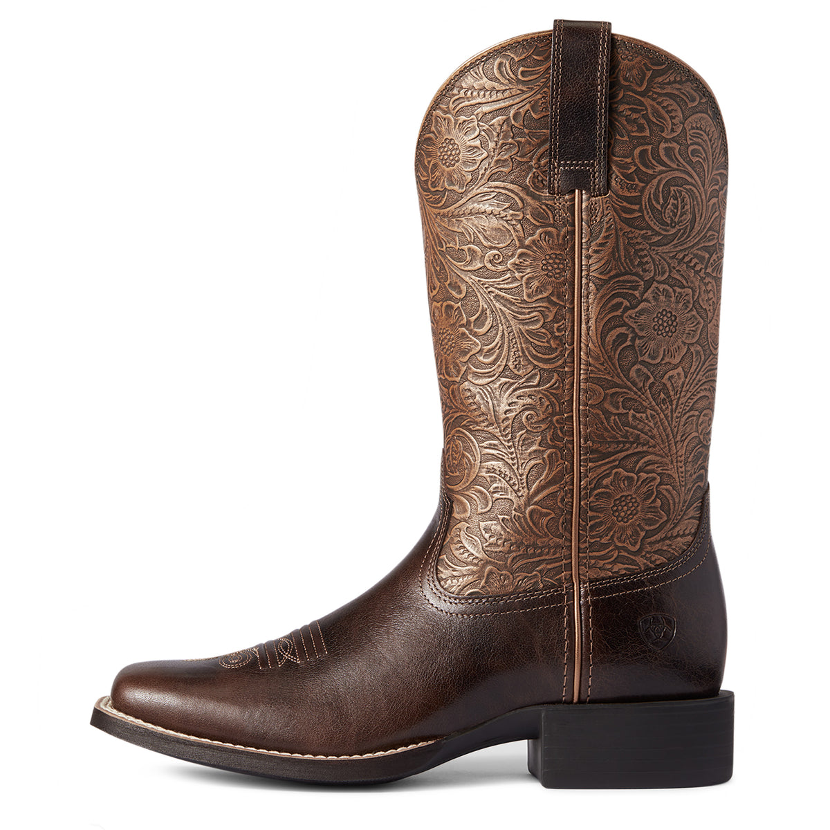 Ariat Round Up Arizona Brown/Copper Floral Print