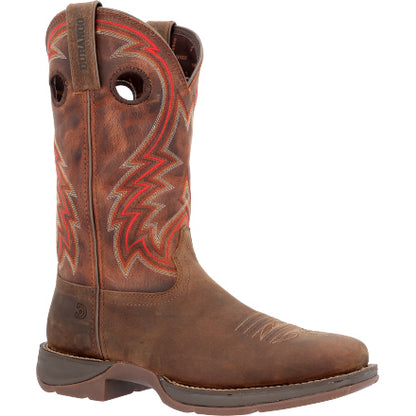 Durango Rebel Brown/Red Stitch