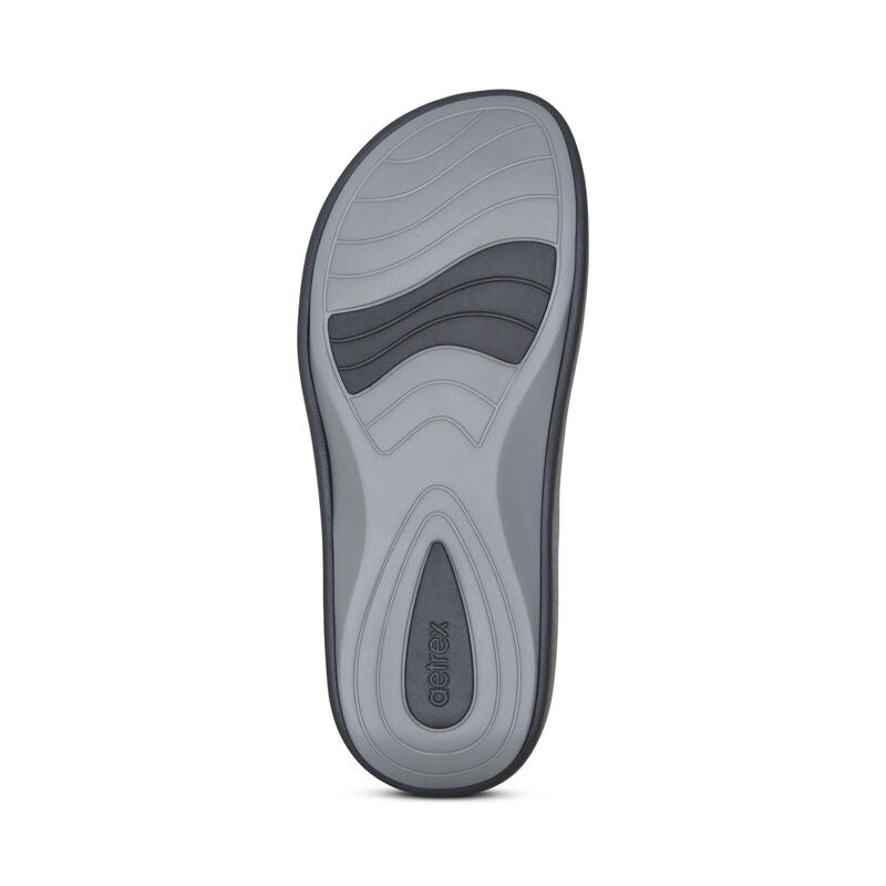 Aetrex Janey Sport Slide Black