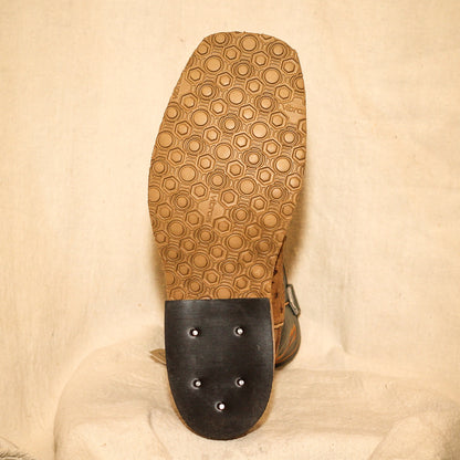 Anderson Bean Rum Brown Mojave Ostrich Discontinued Leather