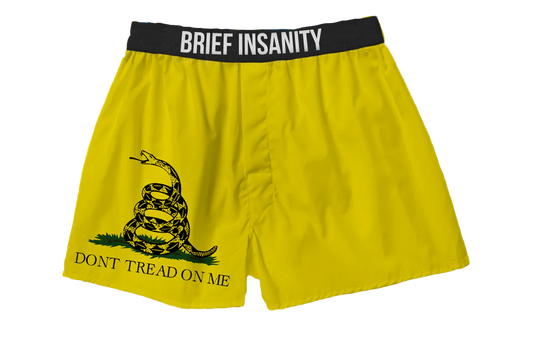 Brief Insanity Don't Tread on Me Boxers