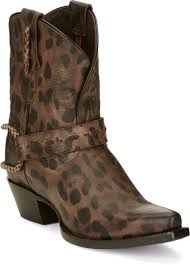 Tony Lama Indira Cheetah Print Snip Toe