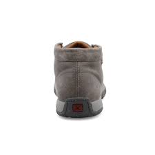 Twisted X CellStretch Chukka Grey Basketweave