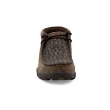Twisted X Cayman Print/Brown Alloy Toe EH