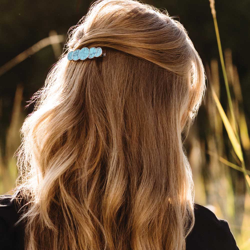Montana Western Horizon Turquoise Barrette