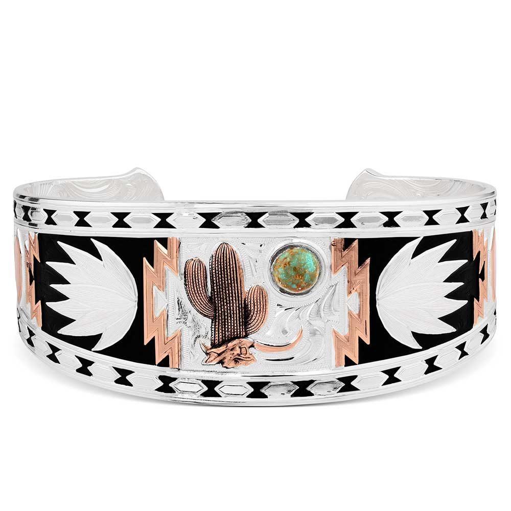 Montana Desert Serenade Cactus Cuff Bracelet