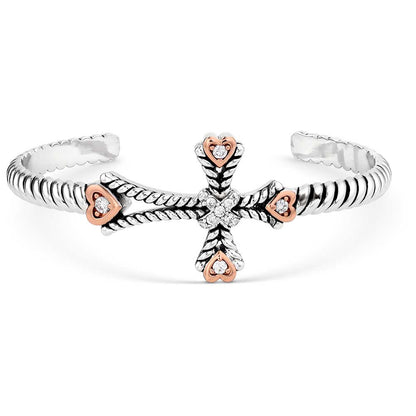 Montana Faith in my Heart Cross Bracelet