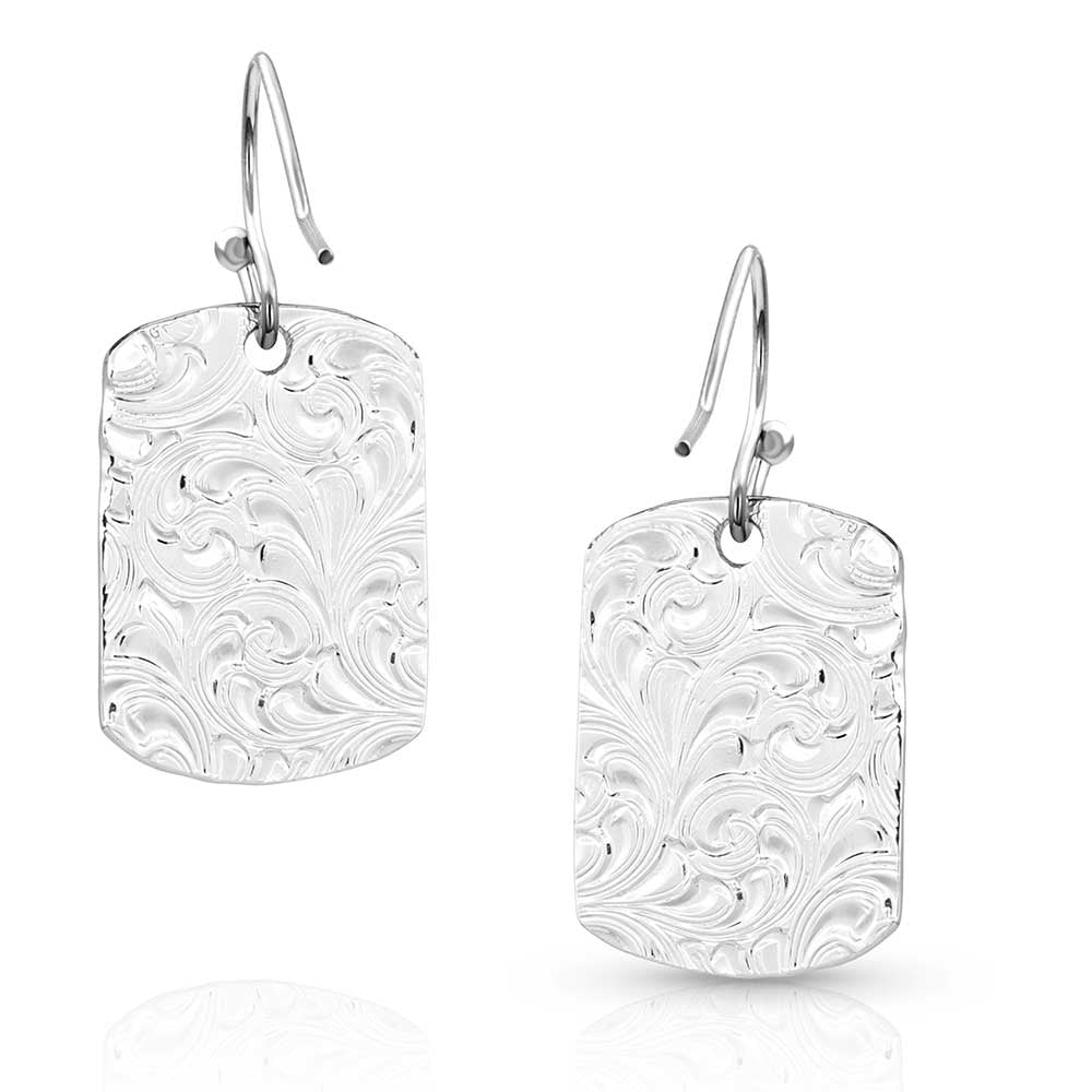 Montana Silver Rectangle Earrings