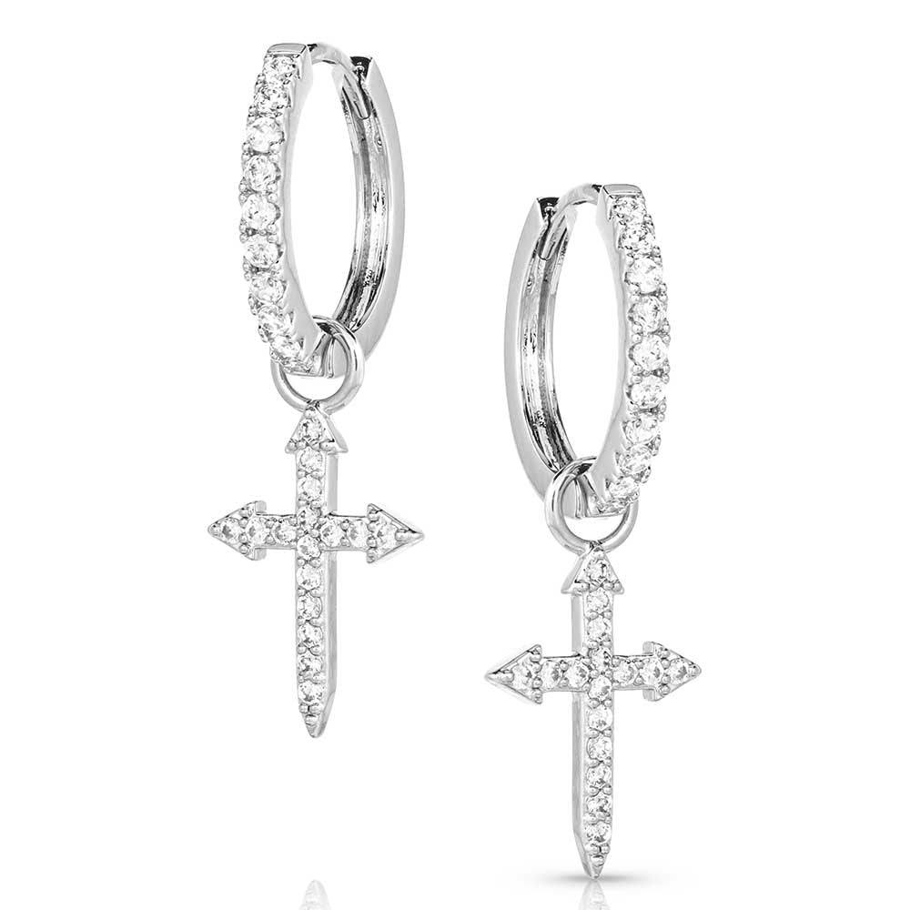 Montana Devotion Cross Earrings
