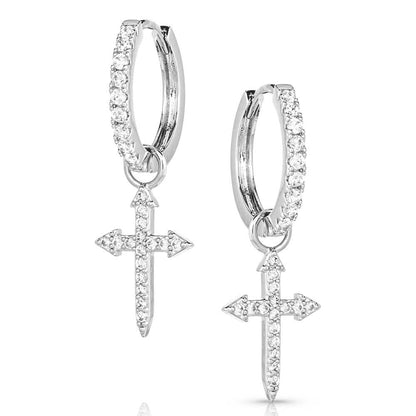 Montana Devotion Cross Earrings