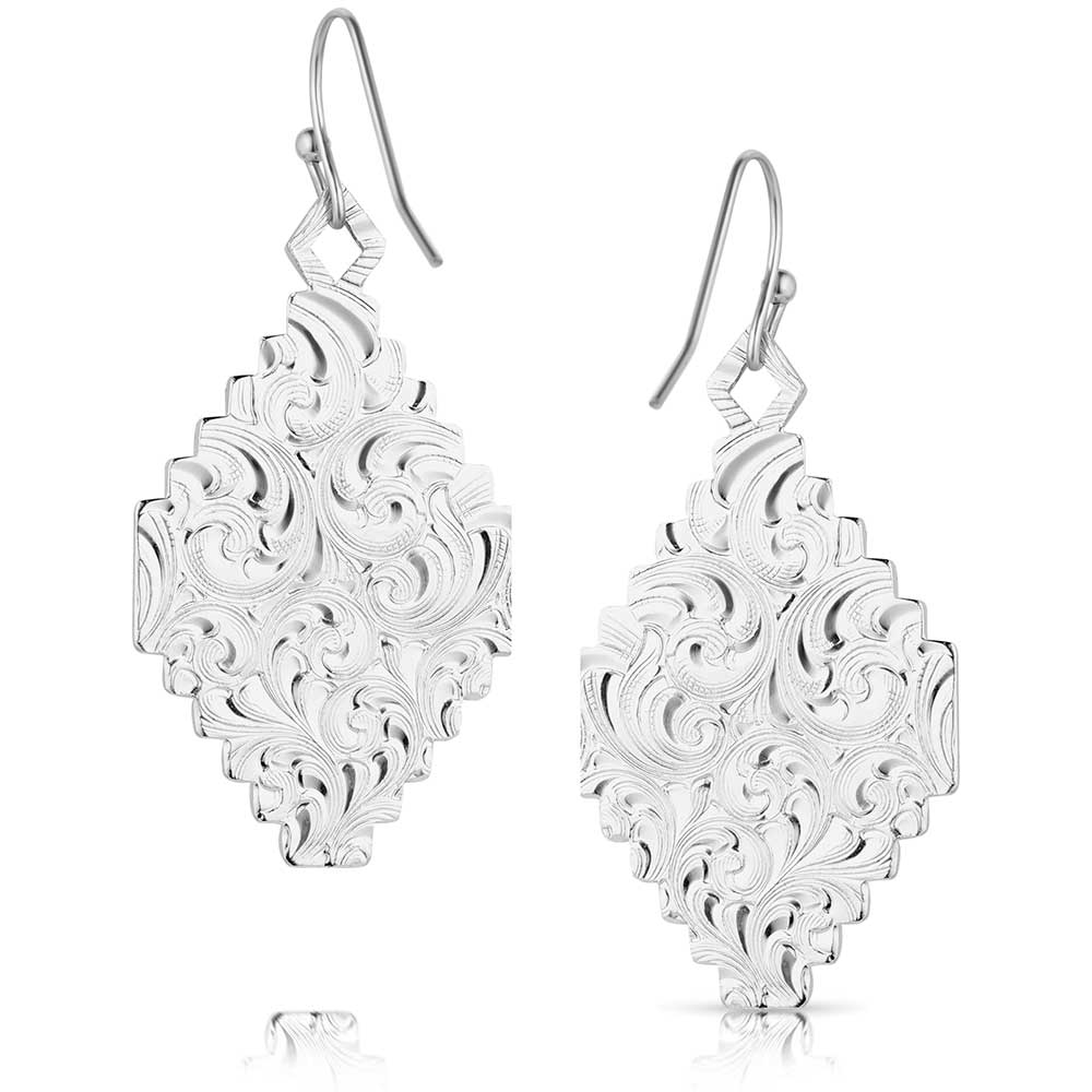 Montana Diamond of the West Turquoise Earrings